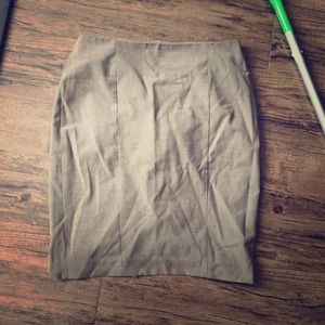 Grey business skirt, Ann Taylor, lightly used,